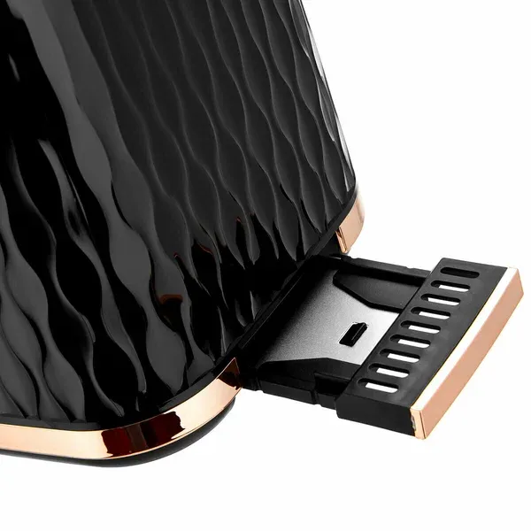 Тостер BRAYER BR2105, 870вт, черный/золотистый