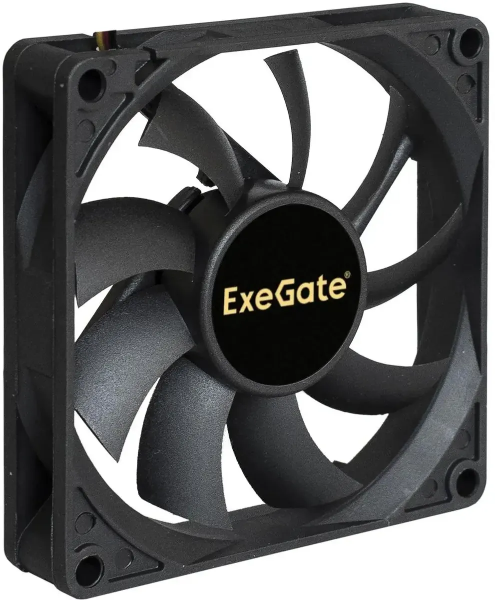Вентилятор ExeGate ExtraSilent ES08015S3P, 80 мм, 1600rpm, 23 дБ, 3-pin, 1шт (EX283373RUS)