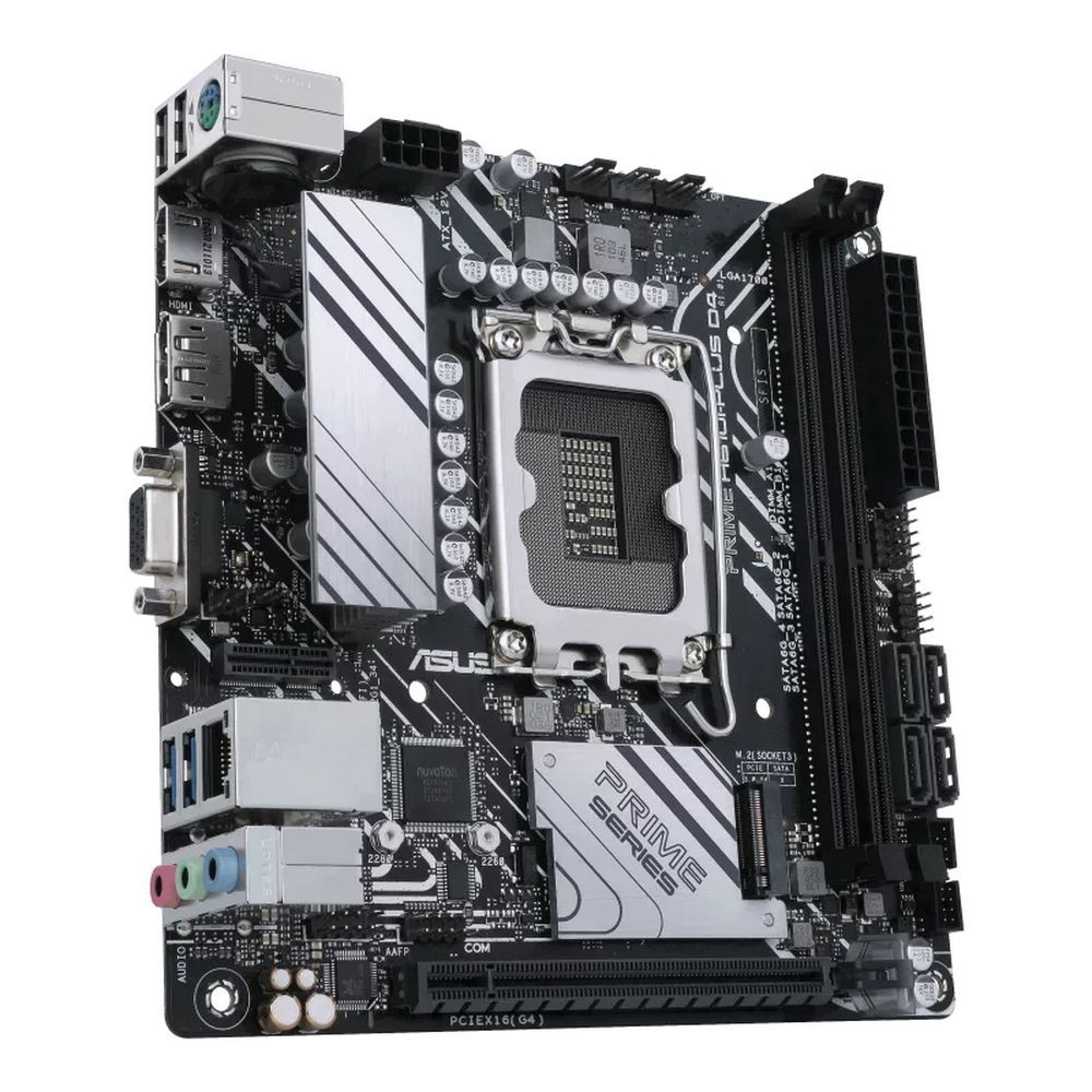 Материнская плата Asus PRIME H610I-PLUS D4-CSM /LGA1700,H610,PCIE 4.0,USB3.2 GEN 1,MB/DDR4/DIMM