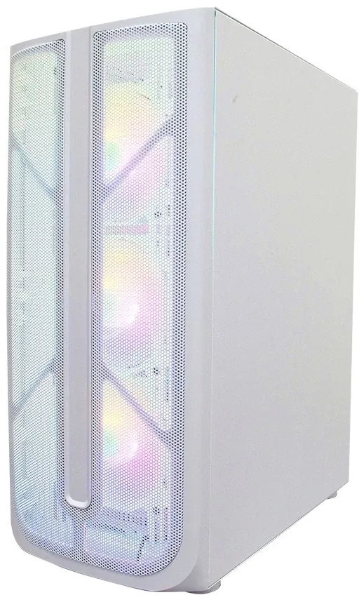 1STPLAYER FIREBASE X4 White / ATX, TG / 4x120mm LED fans inc. / X4-WH-4F1-W