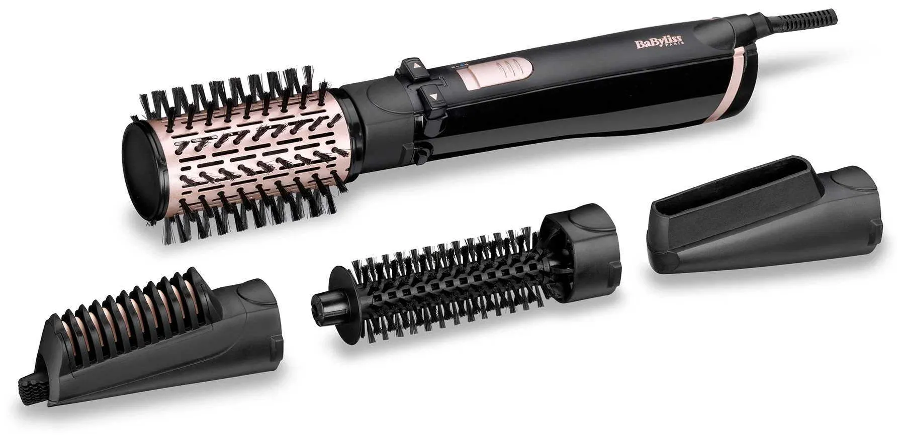 Фен-щетка BaByliss AS200E, 1000Вт, черный