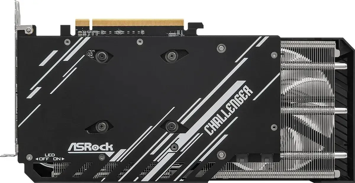 Видеокарта ASROCK AMD Radeon RX 7600XT RX7600XT CL 16GO 16ГБ Challenger, GDDR6, OC, Ret