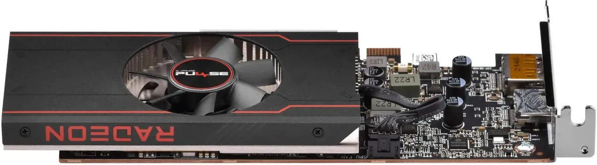 Видеокарта Sapphire Pulse PCI-E AMD Radeon RX 6400 4Gb (64bit/GDDR6/DP/HDMI/RTL) (11315-01-20G)