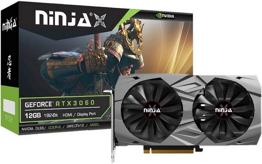 Видеокарта Ninja (Sinotex) Ninja RTX3060 12GB GDDR6 192bit HDMI DP
