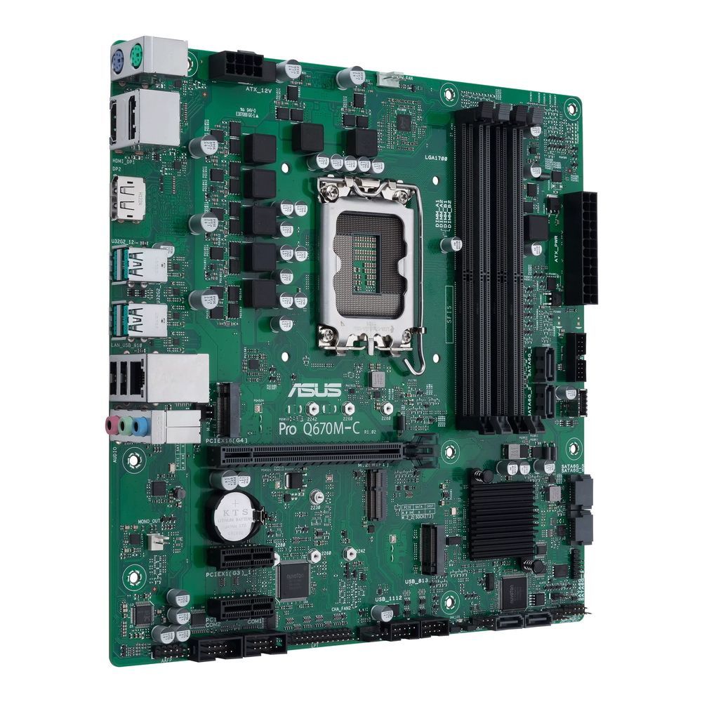 Материнская плата Asus PRO Q670M /LGA1700,Q670,TPM,MB/DDR5/DIMMх4