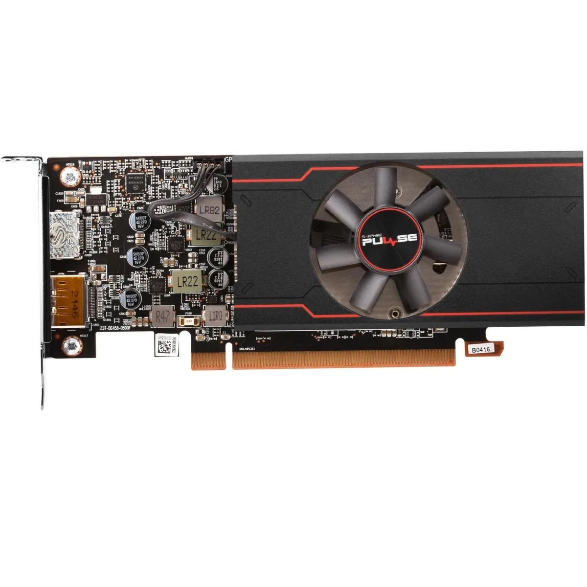 Видеокарта Sapphire Pulse PCI-E AMD Radeon RX 6400 4Gb (64bit/GDDR6/DP/HDMI/RTL) (11315-01-20G)