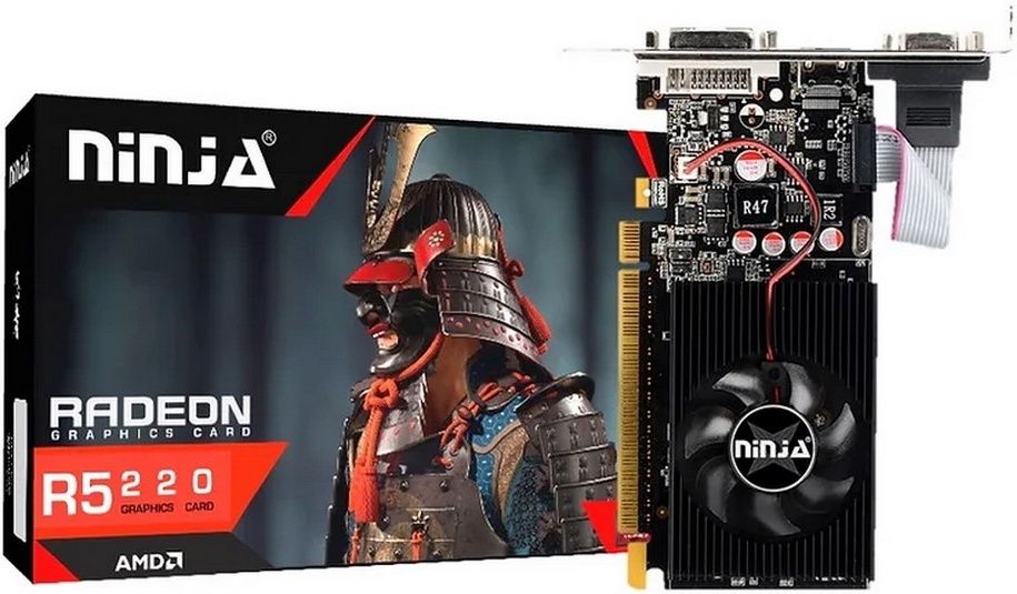 Видеокарта Ninja (Sinotex) R5 230 (160SP) 2GB DDR3 64BIT DVI HDMI CRT