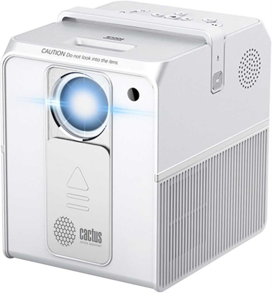 Проектор Cactus CS-PRC.04WT.Full HD-A LCD 3500Lm LS 220Lm ANSI (1920x1080) 1000:1 ресурс лампы:50000
