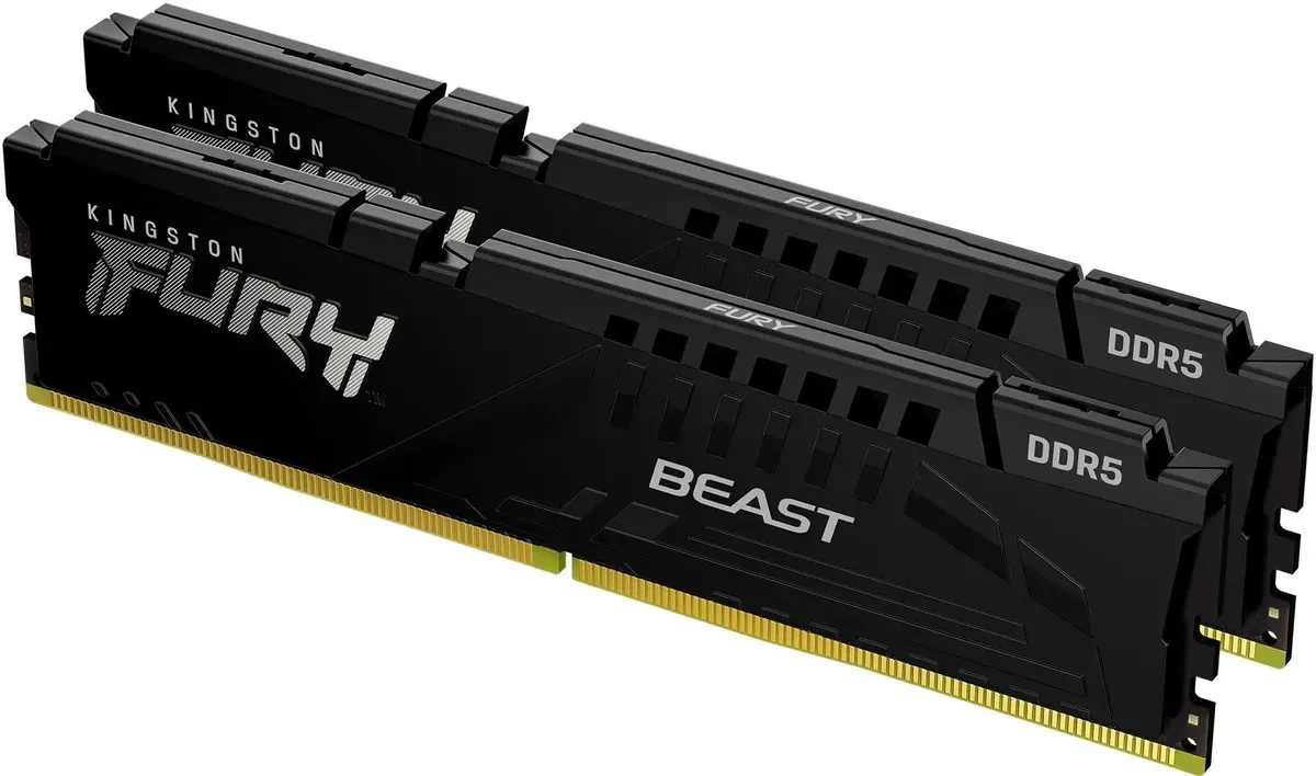 Оперативная память Kingston Fury Beast KF560C30BBK2-32 DDR5 - 2x 16ГБ 6000МГц, DIMM, Ret