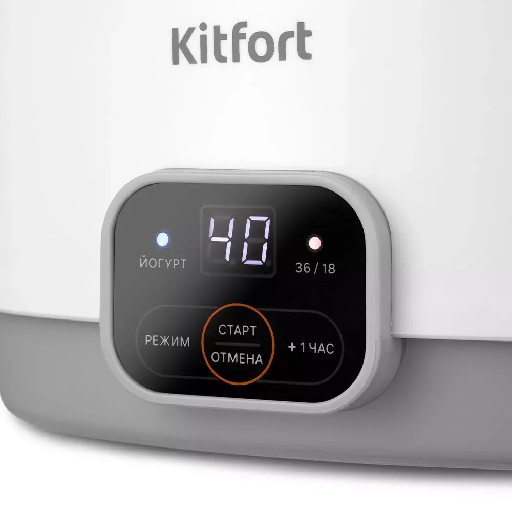 Йогуртница Kitfort КТ-6080, белый
