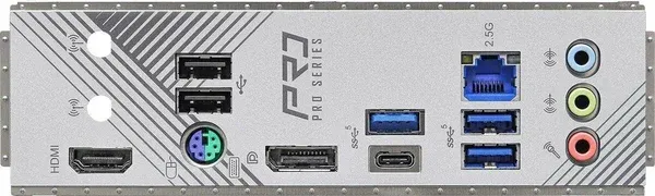 Материнская плата ASRock B760M Pro RS (mATX, B760, 4хDDR5, 3хМ2, 3хPCIe, 1xHDMI, 1xDP)