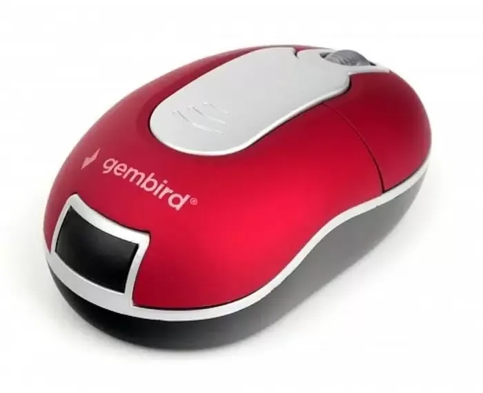 Мышь беспроводная Gembird MUSW-605, 2,4ГГц, 1200DPI, 3кн красная