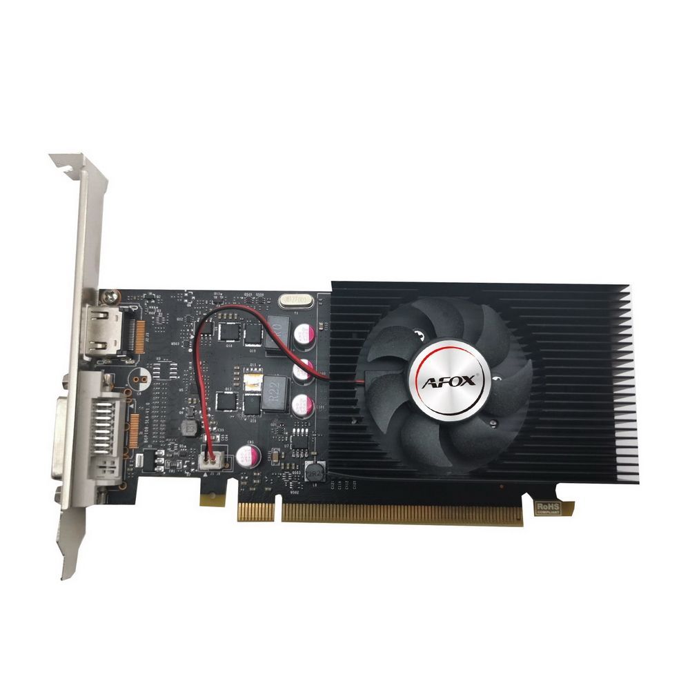 Видеокарта AFOX GT1030 2GB GDDR5 64Bit DVI HDMI LP Single Fan