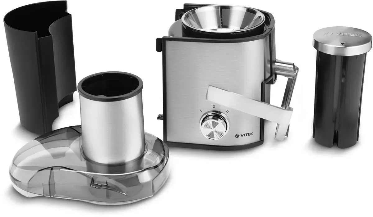 Соковыжималка Vitek VT-3667, черный/стальной