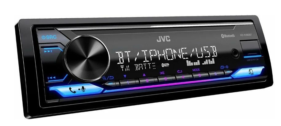 Автомагнитола JVC KD-X482BT 1DIN 4x50Вт