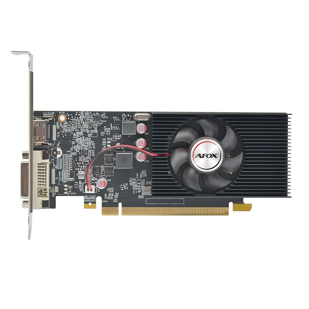 Видеокарта AFOX GT1030 2GB GDDR5 64BIT DVI HDMI LP SINGLE FAN RETAIL (780087)