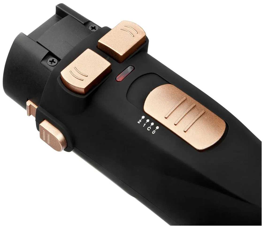 Фен-щетка BRAYER BR3132, черный/золотой