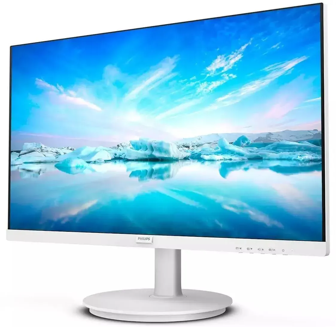 23.8"Монитор Philips V Line 241V8AW/01 белый IPS LED 16:9 HDMI M/M матовая 250cd FHD.