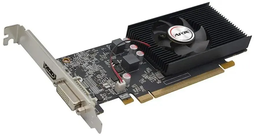 Видеокарта Afox Nvidia GeForce GT1030 4GB DDR4 64Bit DVI HDMI LP Single Fan
