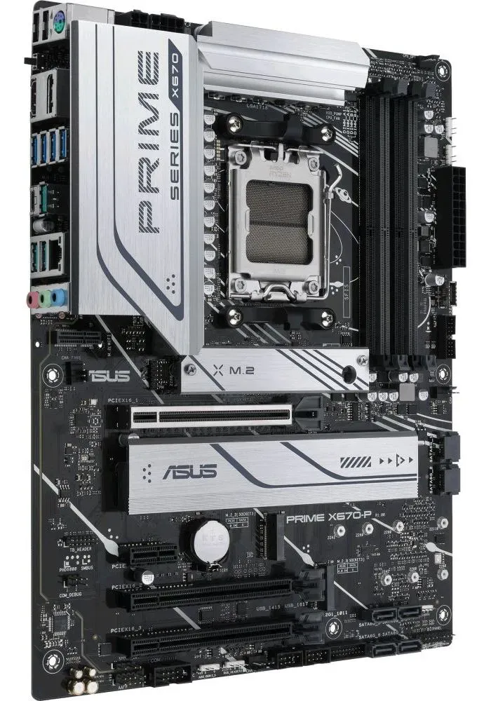 Материнская плата ASUS PRIME X670-P-CSM, Socket AM5, X670, 4*DDR5, HDMI+DP, 6xSATA3 + RAID, M2, Audio, Gb LAN, USB 3.2, USB 2.0, ATX; 90MB1BU0-M0EAYC
