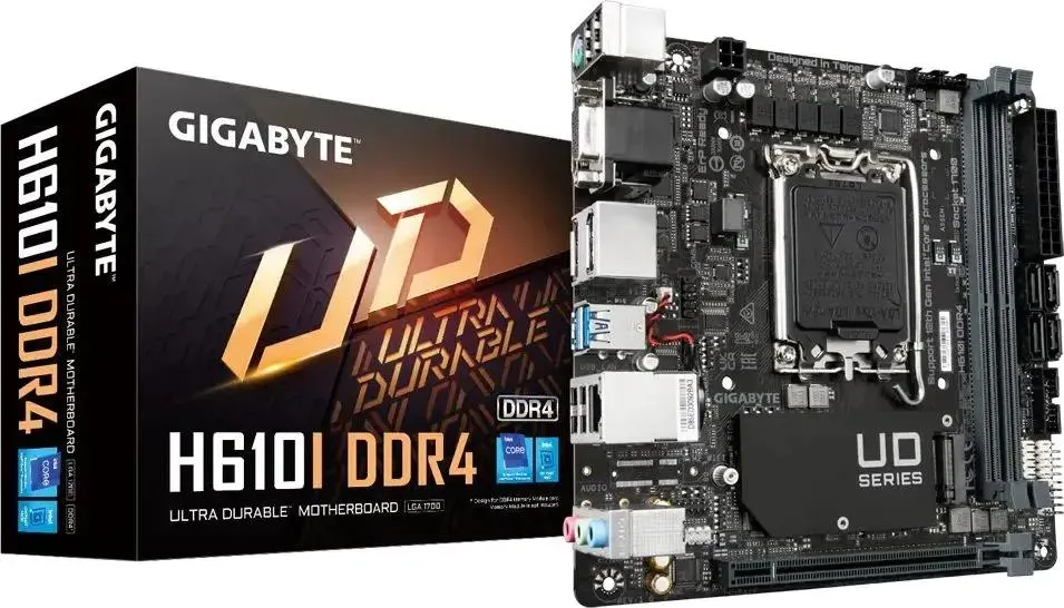 Материнская плата GIGABYTE H610I S1700 MITX DDR4