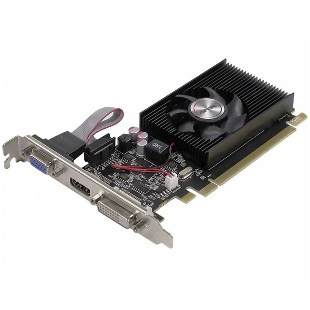 Видеокарта AFOX Radeon R5 220 1GB DDR3 64Bit DVI HDMI VGA LP Single Fan PCI-E 16x
