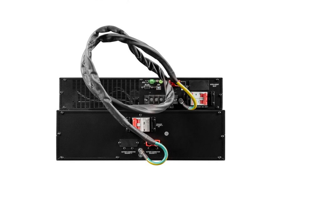 ИБП Systeme Electric Smart-Save Online SRV 6000 ВА, конвертируемый форм-фактор 5U, 230 В, 1:1, клеммный вход/выход, SmartSlot, LCD, USB, версия с возможностью увеличения времени автономии, 2 кор.