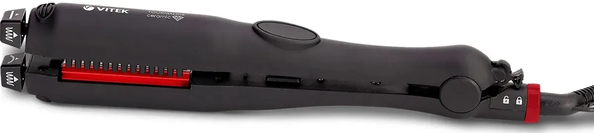 Мульти-Стайлер Vitek VT-8437 25Вт черный макс.темп.:220С покрытие:керамическое