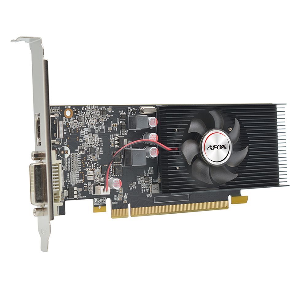 Видеокарта AFOX GT1030 2GB GDDR5 64BIT DVI HDMI LP SINGLE FAN RETAIL (780087)