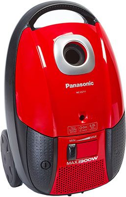 Пылесос PANASONIC MC-CG713R, 2000Вт, красный