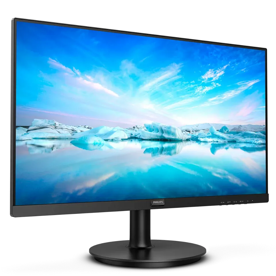 Монитор 23.8" Philips 242V8LA Panel VA 1920x1080 16:9 75Hz Matte 4 мс Колонки Наклон Цвет черный 242