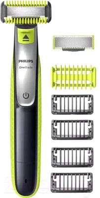 Триммер Philips OneBlade QP2630/30 черный/салатовый