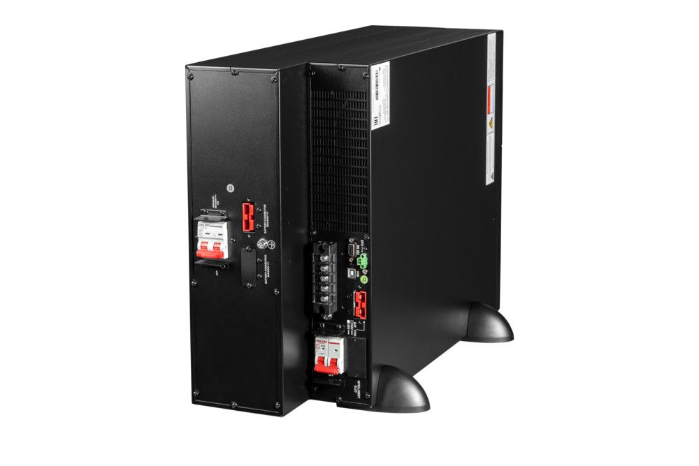 ИБП Systeme Electric Smart-Save Online SRV 6000 ВА, конвертируемый форм-фактор 5U, 230 В, 1:1, клеммный вход/выход, SmartSlot, LCD, USB, версия с возможностью увеличения времени автономии, 2 кор.