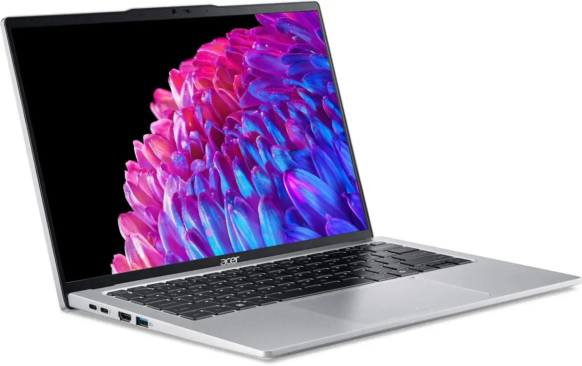Ноутбук 14" IPS WQXGA+ ACER Swift Go SFG14-73-77U8 silver (Core Ultra 7 155H/16Gb/1Tb SSD/VGA/W11)