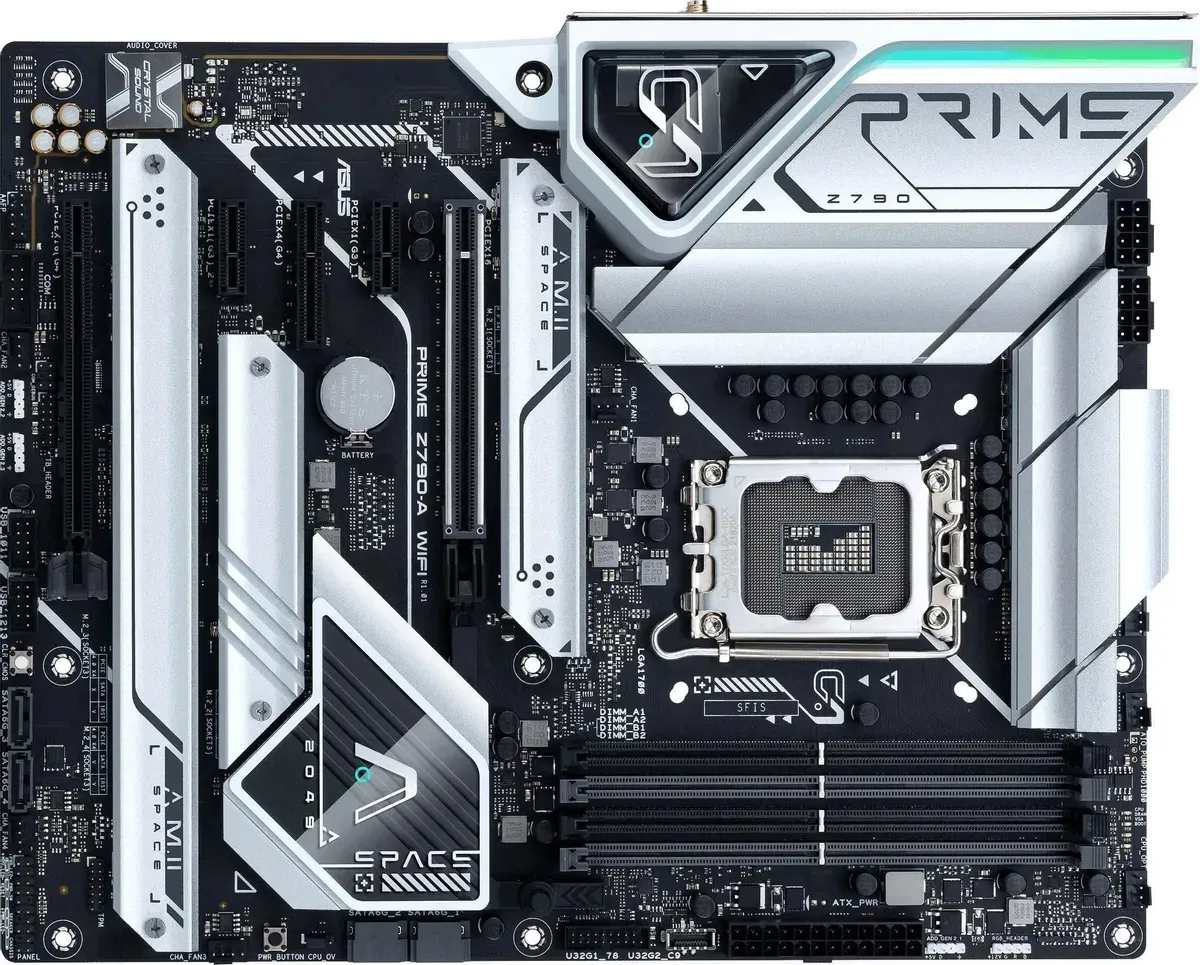 Материнская плата Asus PRIME Z790-A WIFI Soc-1700 Intel Z790 4xDDR5 ATX AC`97 8ch(7.1) 2.5Gg RAID