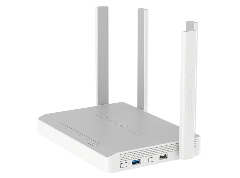 Роутер беспроводной Keenetic Ultra (KN-1811) AX3200 10/100/1000/2500BASE-TX/4G ready серый