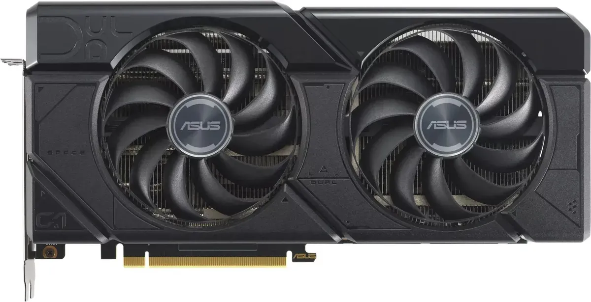 Видеокарта Asus PCI-E 4.0 DUAL-RX7800XT-O16G AMD Radeon RX 7800XT 16Gb 256bit GDDR6 2169/19500 HDMIx